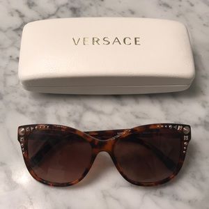 Versace Tortoiseshell Sunglasses